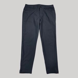 Lululemon ABC Slim Fit Trouser Mens 36x29 Black Warpstreme Stretch 5-Pocket